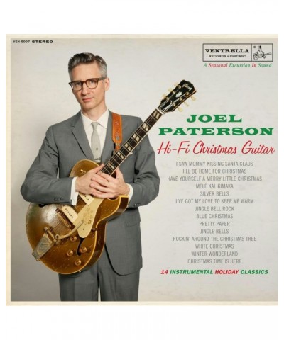 Joel Paterson Hi-Fi Christmas Guitar (Translucent Green LP) Vinyl Record $10.08 Vinyl