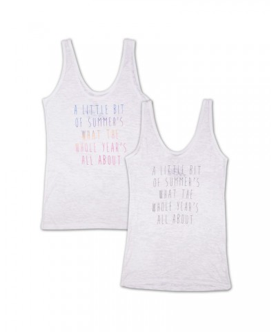 John Mayer Womens White "Summer" Burnout Tank $2.33 Shirts