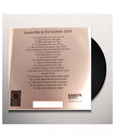 Louisville Is For Lovers 9 Vinyl Record $6.08 Vinyl