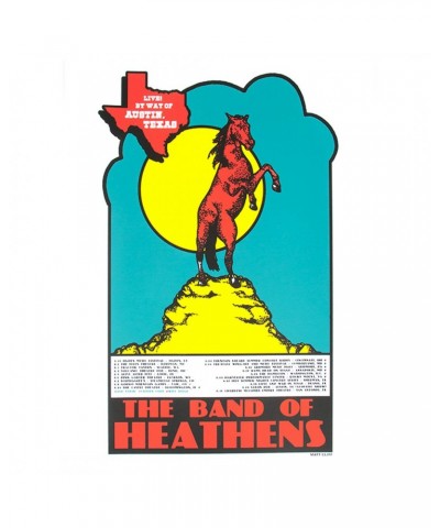 The Band Of Heathens BOH June 2019 Tour Poster $8.40 Decor