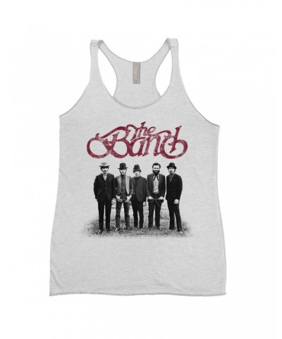 The Band Ladies' Tank Top | Group Photo And Logo Distressed Shirt $9.84 Shirts