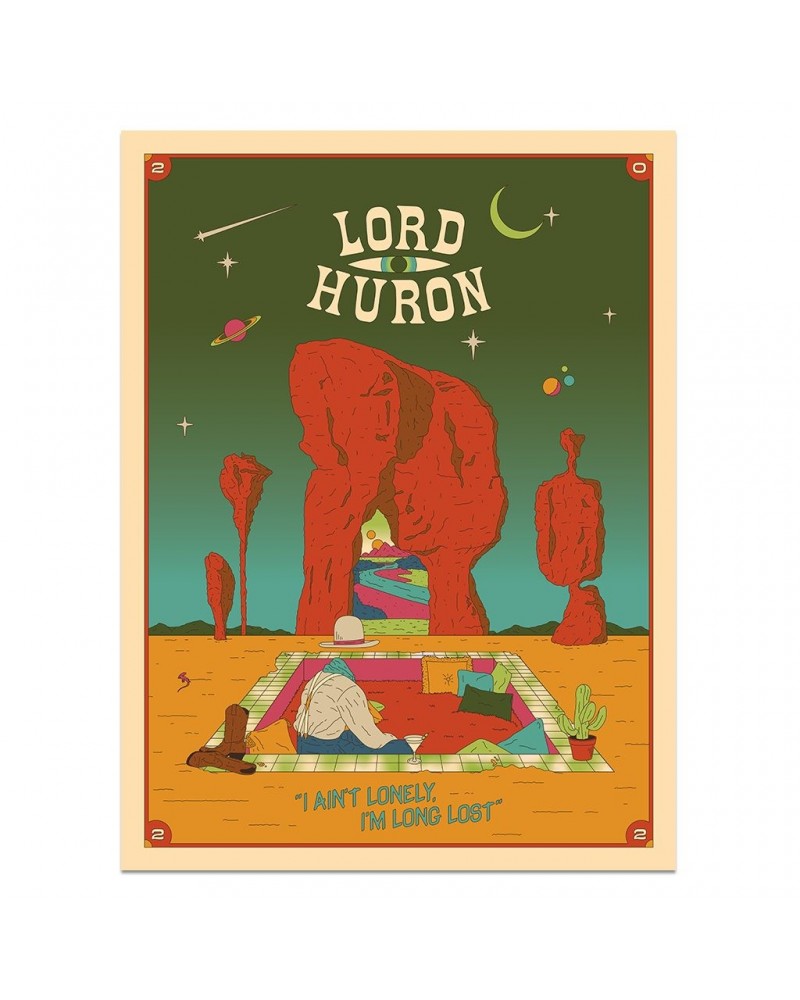 Lord Huron I Ain't Lonely I'm Long Lost Poster 2022 $7.50 Decor