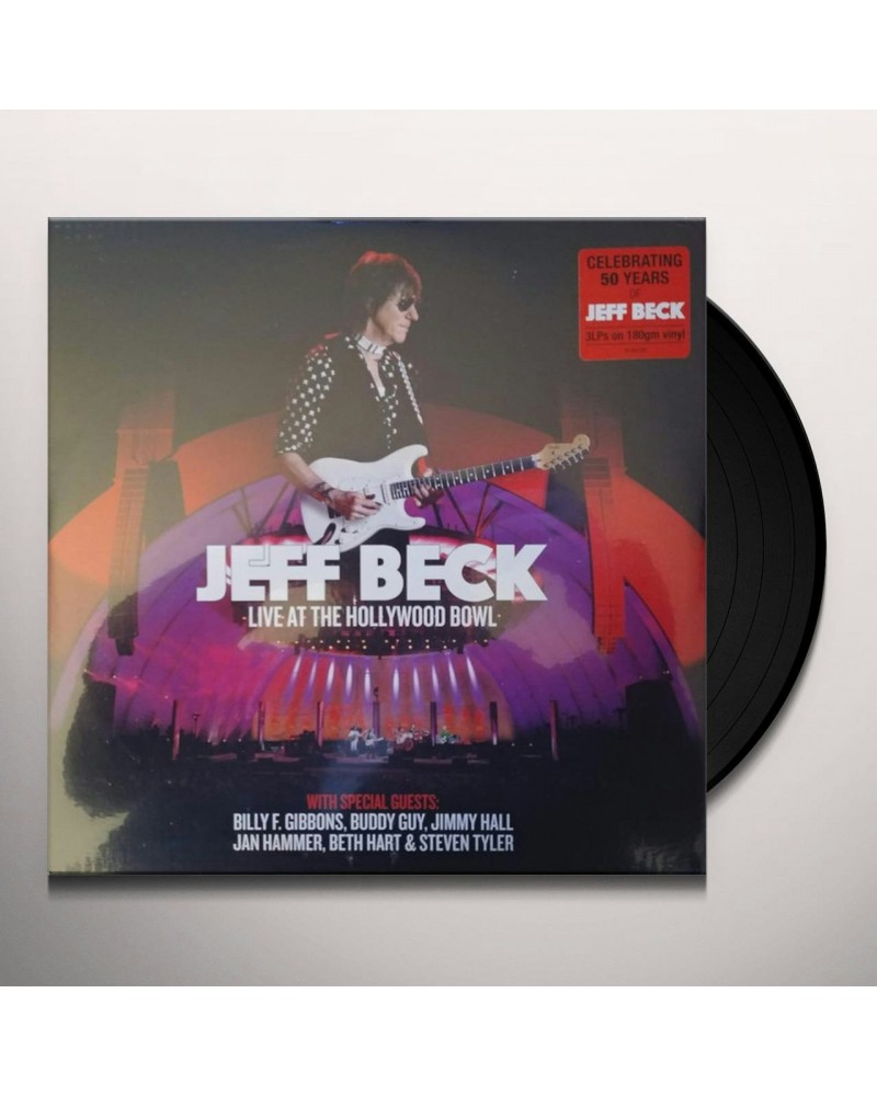 Jeff Beck LIVE AT THE HOLLYWOOD BOWL (3LP) Vinyl Record $21.25 Vinyl