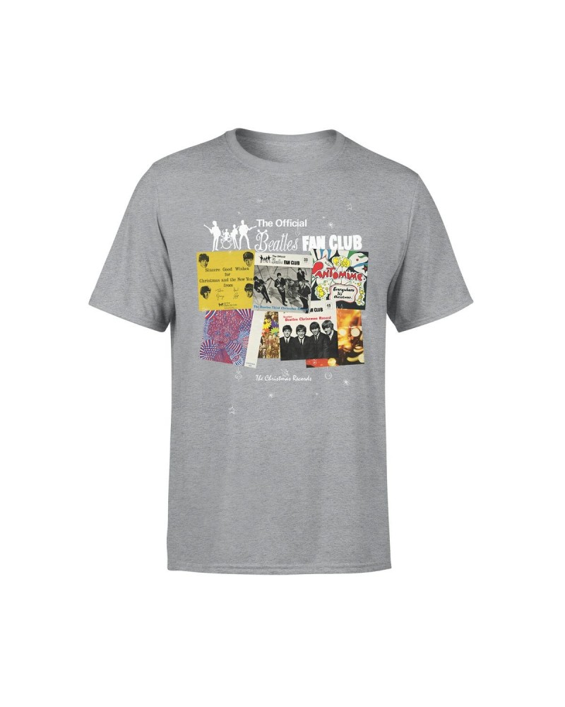 The Beatles Christmas Records Grey T-Shirt $10.50 Shirts