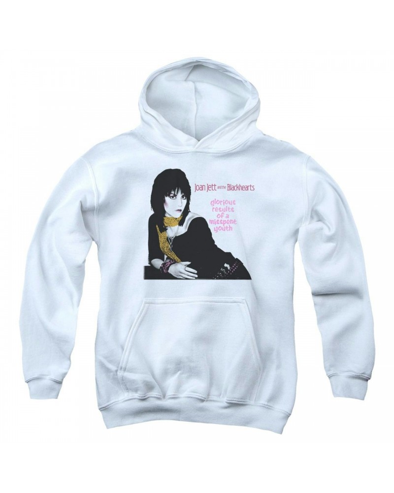 Joan Jett & the Blackhearts Youth Hoodie | MISSPENT YOUTH Pull-Over Sweatshirt $11.84 Sweatshirts