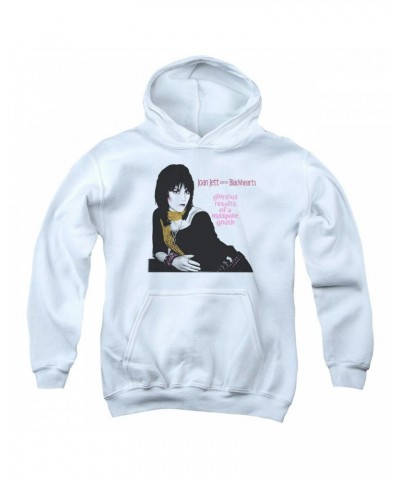 Joan Jett & the Blackhearts Youth Hoodie | MISSPENT YOUTH Pull-Over Sweatshirt $11.84 Sweatshirts