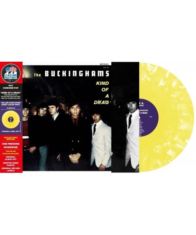 The Buckinghams Kind Of A Drag Sunshine Yellow Burst Vinyl Record $11.02 Vinyl