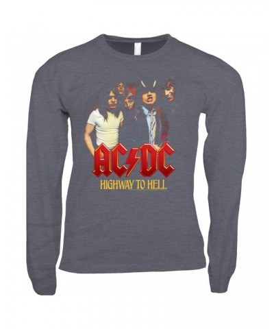 AC/DC Long Sleeve Shirt | Highway To Hell Album Cover Art Shirt $14.98 Shirts