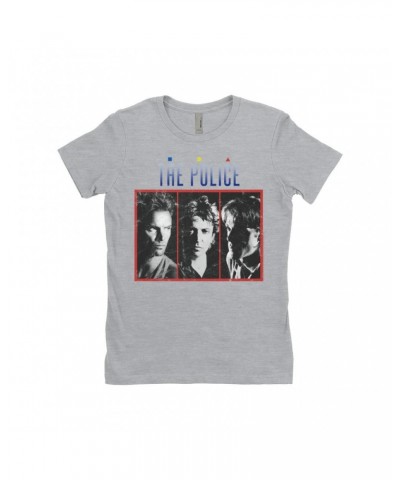 The Police Ladies' Boyfriend T-Shirt | The Singles Album Art Image Distressed Shirt $7.49 Shirts