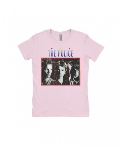 The Police Ladies' Boyfriend T-Shirt | The Singles Album Art Image Distressed Shirt $7.49 Shirts