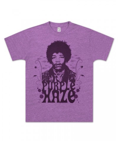 Jimi Hendrix Purple Haze Heather Purple T-Shirt $10.78 Shirts