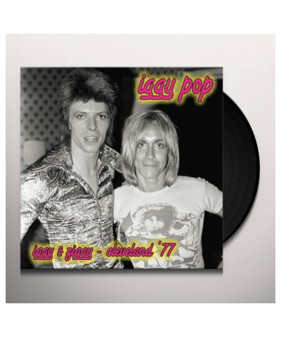 Iggy Pop Iggy & Ziggy: Cleveland '77 Vinyl Record $10.80 Vinyl