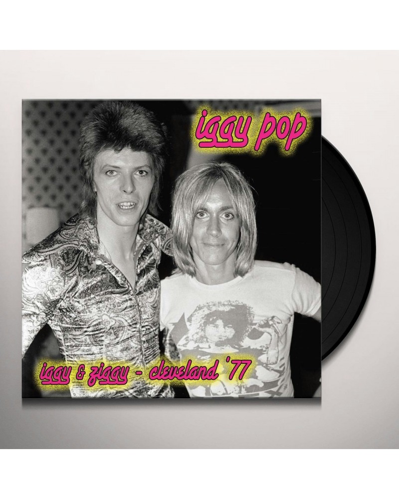 Iggy Pop Iggy & Ziggy: Cleveland '77 Vinyl Record $10.80 Vinyl