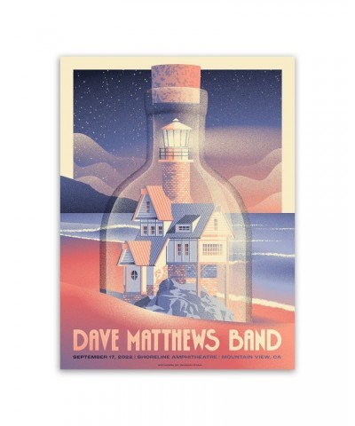 Dave Matthews Band Show Poster Mountain View CA 9/17/2022 $23.40 Decor