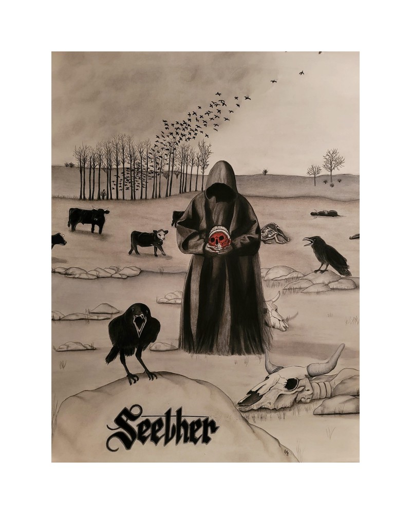 Seether 18x24 Fan Art Poster $8.47 Decor