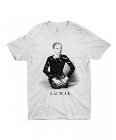 David Bowie T-Shirt | 1974 Black And White Photo Shirt $8.98 Shirts