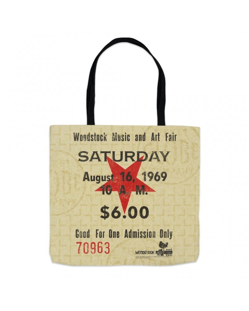 Woodstock Tote Bag | Music and Art Fair Ticket Bag $10.38 Bags