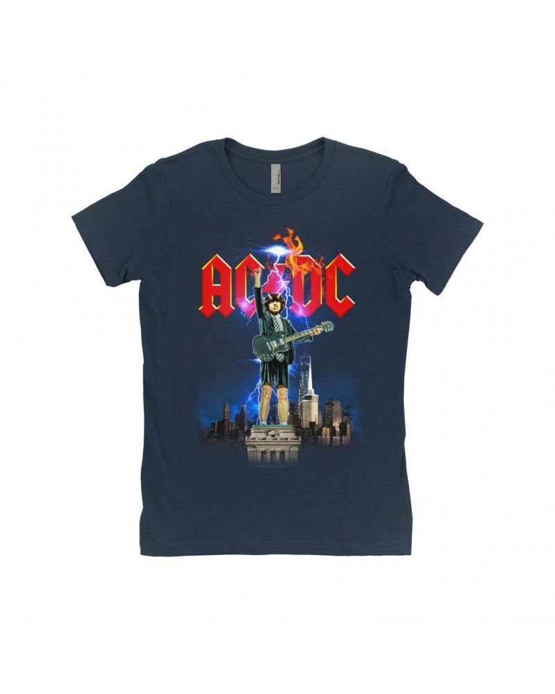 AC/DC Ladies' Boyfriend T-Shirt | Taking On NYC Shirt $8.98 Shirts