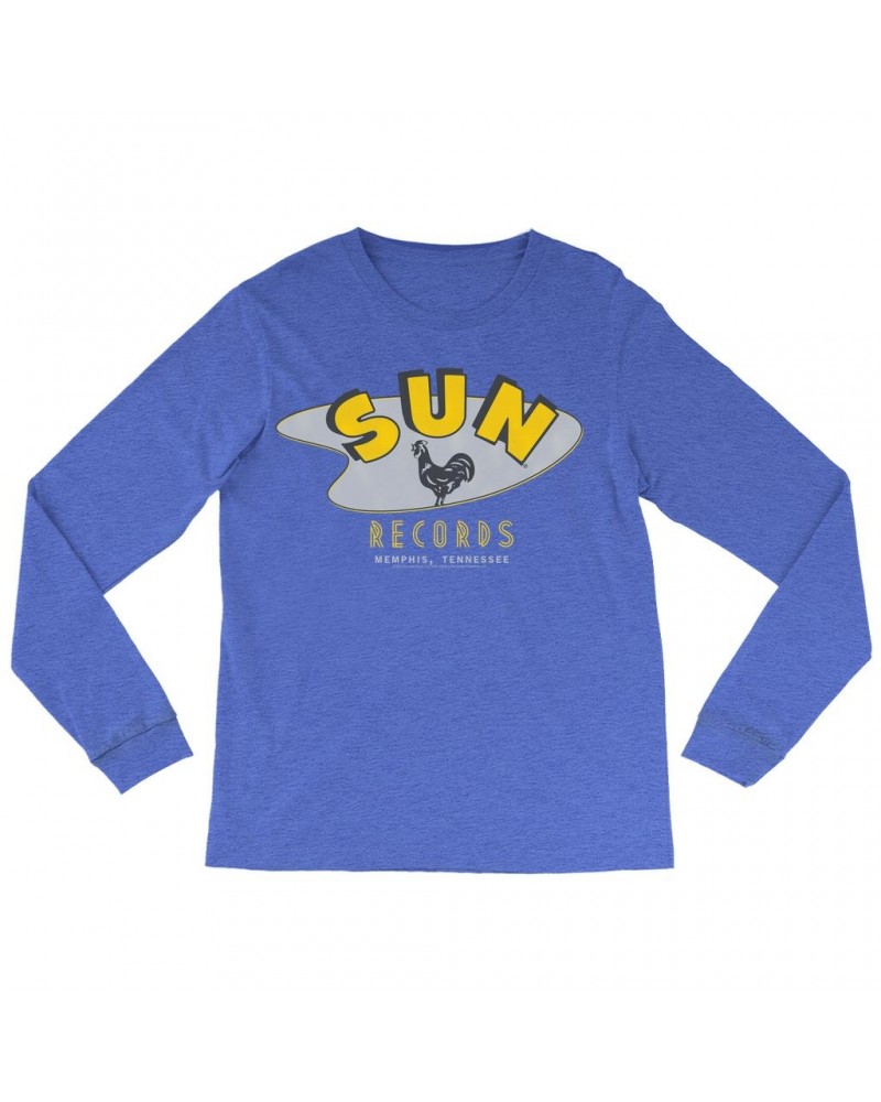 Sun Records Long Sleeve Shirt | Retro Boomerang Logo Shirt $14.38 Shirts