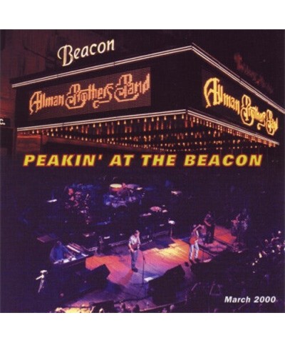 Allman Brothers Band PEAKIN' AT THE BEACON CD $6.75 CD