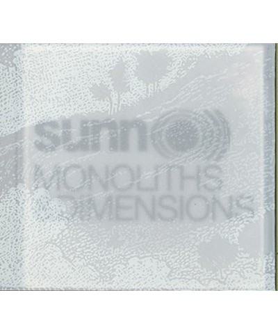 Sunn 0))) MONOLITHS AND DIMENSIONS CD $6.90 CD