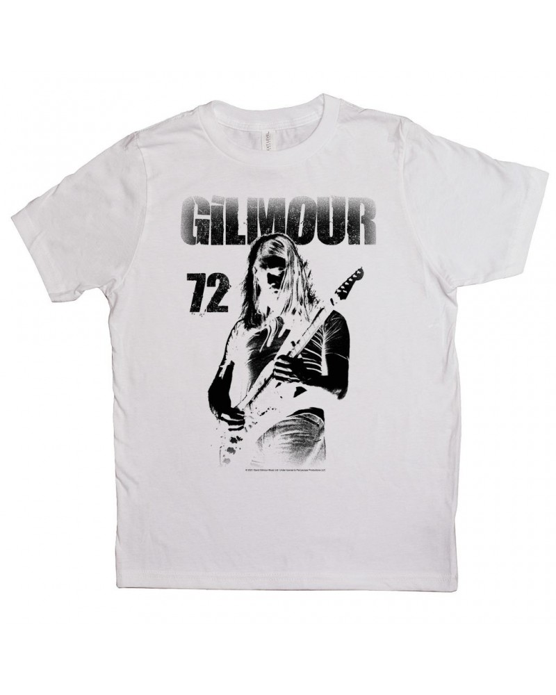 David Gilmour Kids T-Shirt | Gilmour 1972 Design Distressed Kids Shirt $11.48 Kids