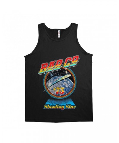 Bad Company Unisex Tank Top | 75 Shooting Star Orbit Distressed Shirt $11.98 Shirts