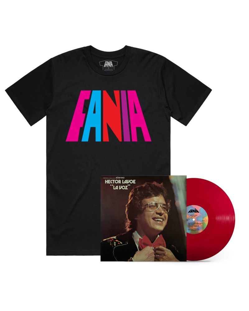 Hector Lavoe La Voz (180 Apple Red LP + Fania Logo T-Shirt) $18.45 Vinyl