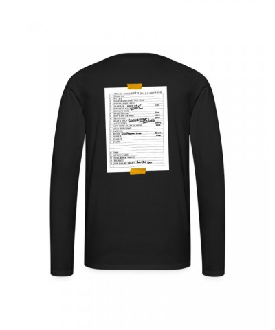 Billy Joel "11-22-23 MSG Set List" Black Long Sleeve Online Exclusive $19.80 Shirts