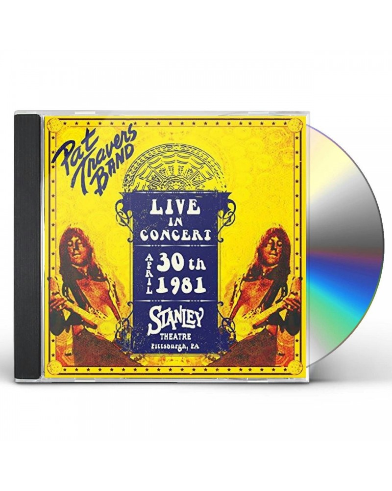 Pat Travers Live In Concert April 30th 1981: Stanley Theatre CD $6.08 CD