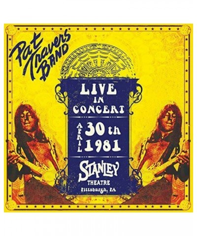 Pat Travers Live In Concert April 30th 1981: Stanley Theatre CD $6.08 CD