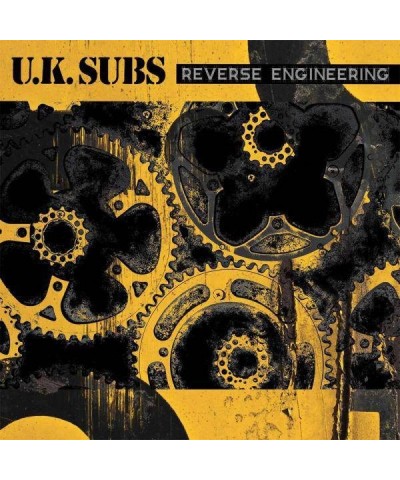 U.K. Subs Reverse Engineering - Yellow/Black Splatter Vinyl Record $10.20 Vinyl